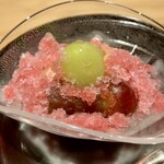 日本料理 鷹光 - 水物:蟠桃・クイーンルージュ