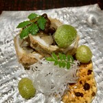 日本料理 鷹光 - 油物:穴子・新銀杏