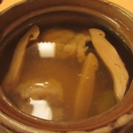 松茸と鱧の土瓶蒸しオープン