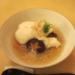 貴馳走坊 あ・うん - 炙り秋刀魚の蕪蒸し