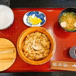 潯陽楼 - 松茸ごはん　1,300円