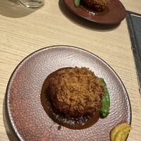 すぎ乃 麻布十番 - メンチカツ