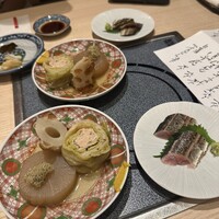 すぎ乃 麻布十番 - ロールキャベツと秋刀魚