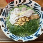 みなと食堂 - アーサ塩鶏そば