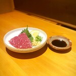 いざかや しん - 馬刺しです(o^^o)