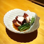 いざかや しん - 瀬戸内海の真蛸を使った柔らか煮は大変味わい深い一鉢でした(o^^o)