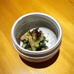 いざかや しん - 赤貝のぬたです(o^^o)