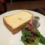 梟書茶房 - チーズトースト