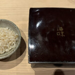 海味 - 玄米とキャビア