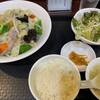 香港飲茶 柏林苑 - 日替り定食：五目あんかけ揚げそば(2025/6)