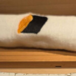 海味 - おしぼり（雲丹の軍艦巻き）