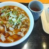 どんどん庵 - きしめん並、昆布おにぎり、うずらフライ