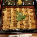 旬の肴と炙り 月あかり - 穴子めし（上）　並とは量の違い