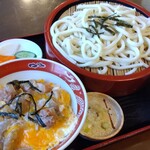 ふくじまや - 今日のＣ定食 「ミニ親子丼 ざるうどん」 720円