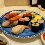 意気な寿し処阿部 - 日替わりランチ９巻 玉子 巻物