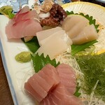 ふぐ寝太蔵 - 盛合せ　イカ美味しすぎた