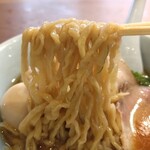 中華そば しば田 - 自家製中太手揉み麺