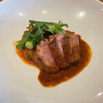 ル モンド グルマン - 鴨胸肉のハチミツスパイスロースト