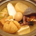 酒・肴・家庭料理 おがわ - おでんの盛合わせ