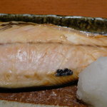 魚串 然 - 鯖の塩焼き