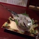 旬菜処 びいどろ - 旬菜処びいどろ(サヨリの刺身)※魚は持ち込み
