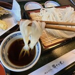 稲庭うどん 瀧さわ家 - 薬味もありましたが、無しでOK！個人的にはこの麺の味を楽しみたいのです！