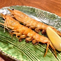 天使の海老の塩焼き