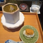 日本料理 晴山 - 煮鮑、雲丹