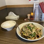 大衆中華の店 炎 - My定番のニラ豚+ご飯大