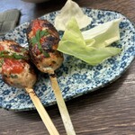 焼鳥中中 - つくね梅肉