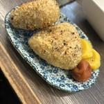 焼鳥中中 - 焼きおにぎり