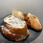 ブーランジェリー ミモザ - 料理写真:フレンチ＆キャラメルチョコフィセル