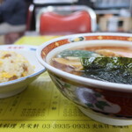 中華料理 共栄軒 - 半チャンラーメン