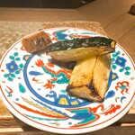 炭割烹 新谷 - 和歌山県産ズッキーニの、みなべの梅肉と昆布和え添え