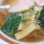 中華料理 共栄軒 - メンマ＆ほうれん草＆刻みネギ