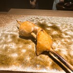 炭割烹 新谷 - 熊野地鶏のテール