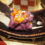 割烹さいお - 紫芋のスイートポテト風