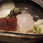 割烹さいお - 本鮪と鯒昆布締め