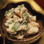 割烹さいお - いんげんと椎茸の白和え