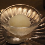 割烹さいお - 柚子シャーベット