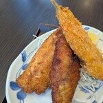 魚津丸食堂 - 鯵フライトニギスのフライまであって！！！最高！