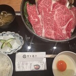 すき焼きと牛まぶし ももしき - 