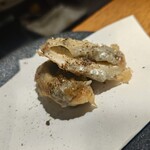 天ぷらとワイン 大塩 - 椎茸〜ゴルゴンゾーラ