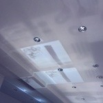 IL TEATRINO DA SALONE - カウンターが反射して、これまたステキ。