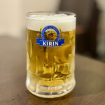 粉モンダイニング てこの音 - 生ビール 大ジョッキ