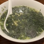 上野 - メカブと岩のりのラーメン