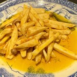 天天厨房 - マコモダケとエビミソ炒め