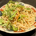 天天厨房 - 干し豆腐とパクチーサラダ