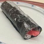 日本料理 久丹 - 有明海苔と典型的な白シャリ、脳天の旨味が溶け合います