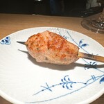 炭割烹 新谷 - 地鶏つくね塩